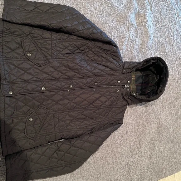 Barbour Cavalry Polarquilt Jacket (Hooded version) - Size 14 - Picture 4 of 10